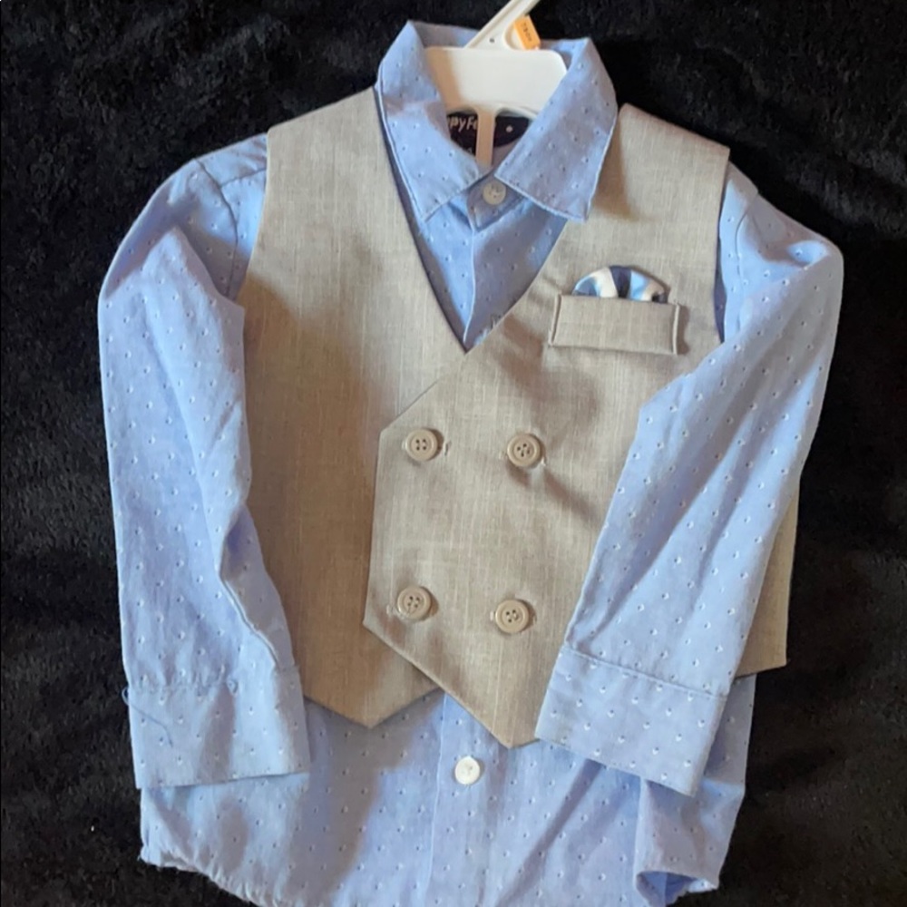 long sleeve t-shirt with vest